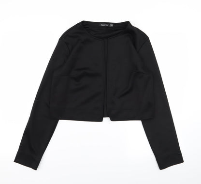 Boohoo Womens Black   Jacket Blazer Size 14