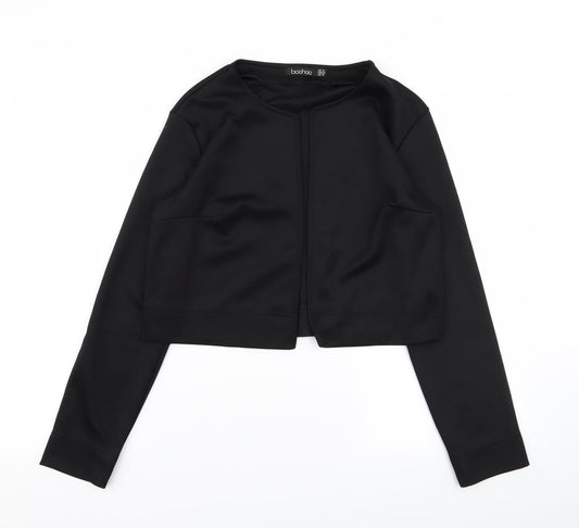 Boohoo Womens Black   Jacket Blazer Size 14