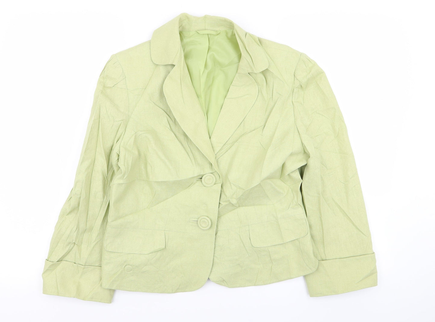 F&F Womens Green   Jacket Blazer Size 14