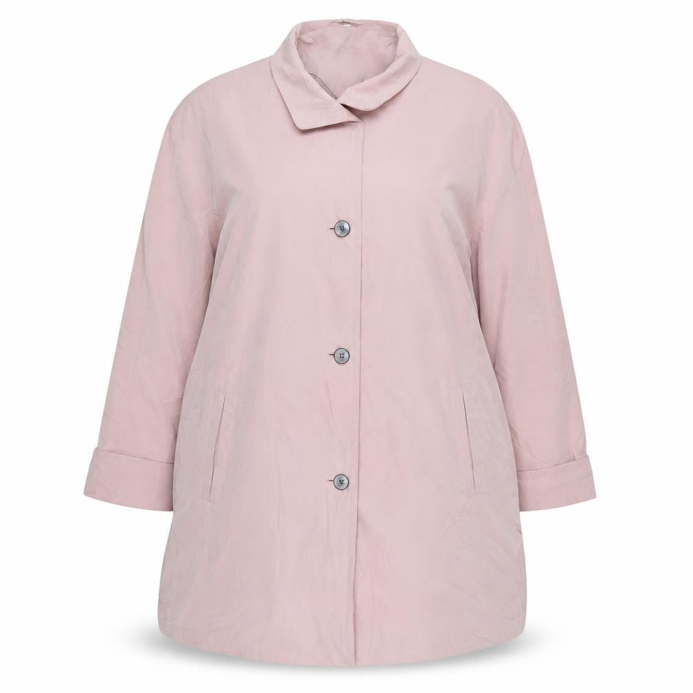 Womens UK Size 3XL Preworn Pink Overcoat