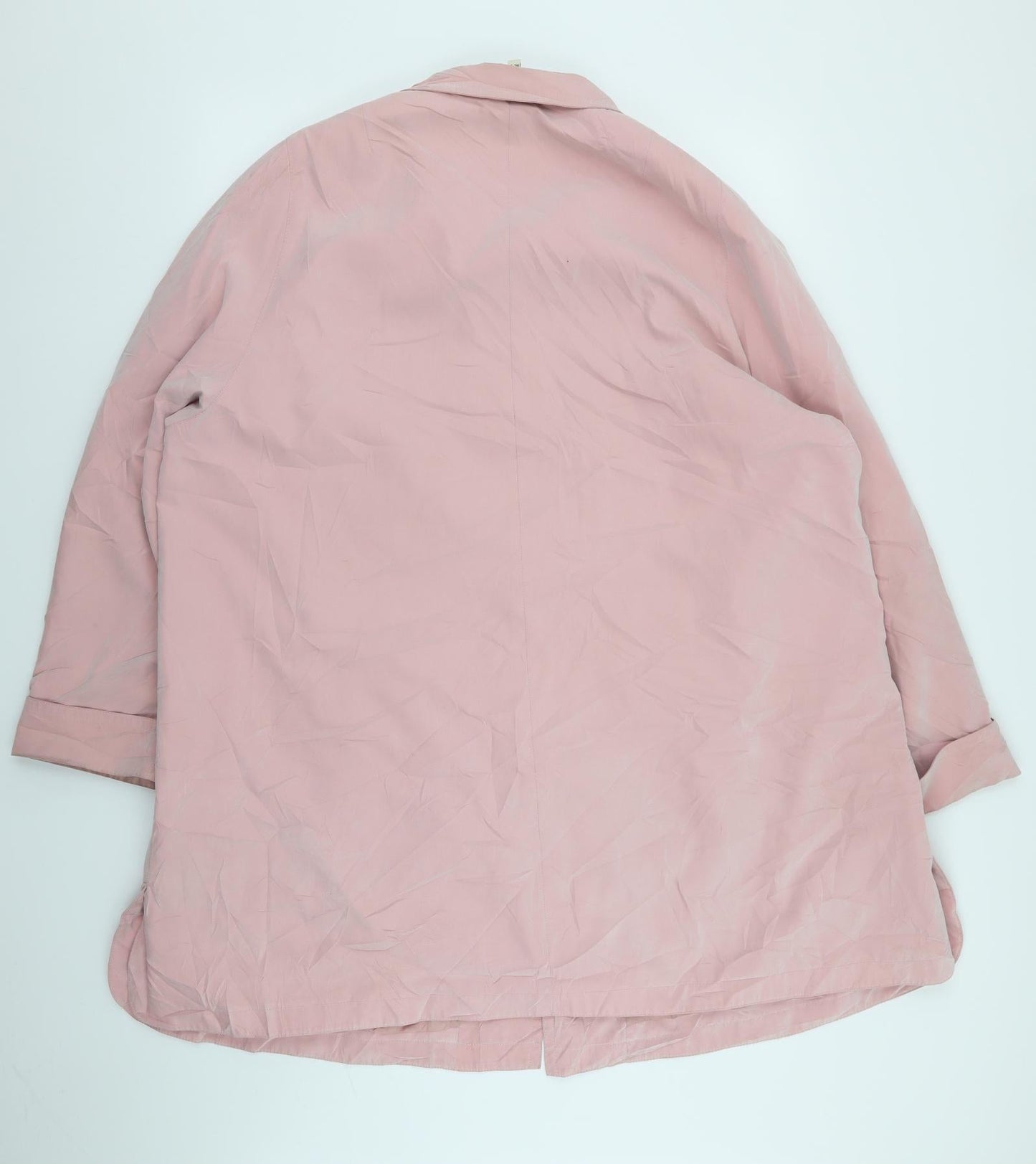 Womens UK Size 3XL Preworn Pink Overcoat