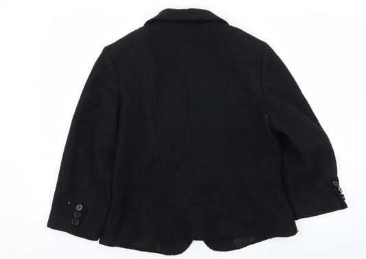 M&S Womens Black   Jacket Blazer Size 16