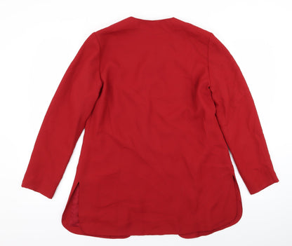 Womens UK Size 12 Preworn Regular Red Blazer