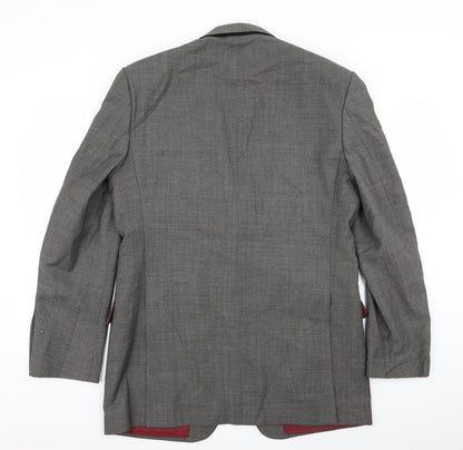 Alfred Brown Mens Grey   Jacket Blazer Size 40