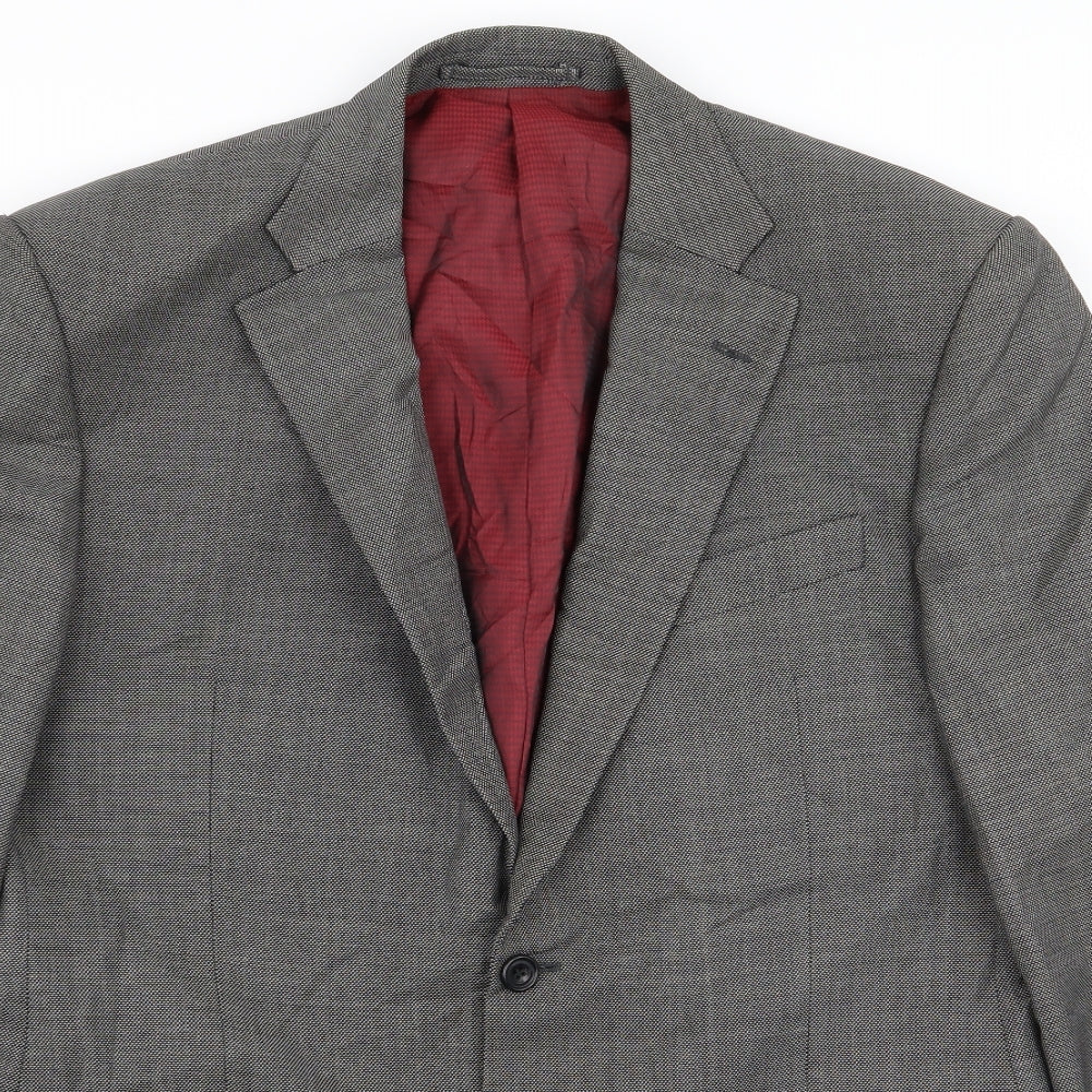 Alfred Brown Mens Grey   Jacket Blazer Size 40