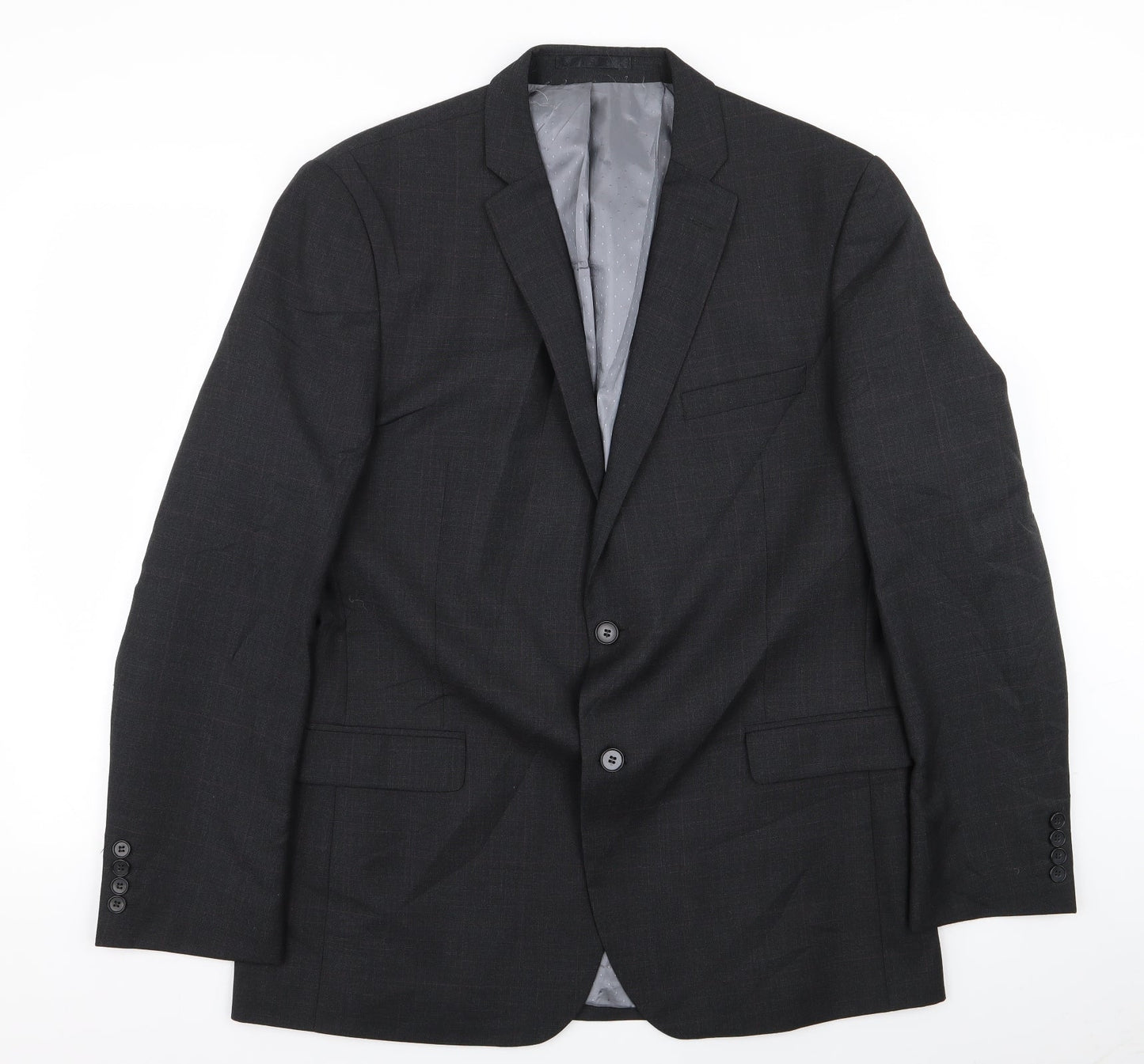 Mens UK Size 44 tom english Regular Grey Suit Jacket