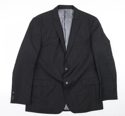 Mens UK Size 44 tom english Regular Grey Suit Jacket