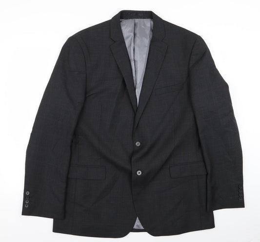 Mens UK Size 44 tom english Regular Grey Suit Jacket