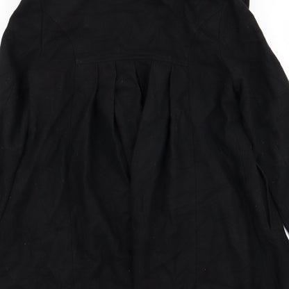 Womens UK Size 8 ASOS Black Overcoat