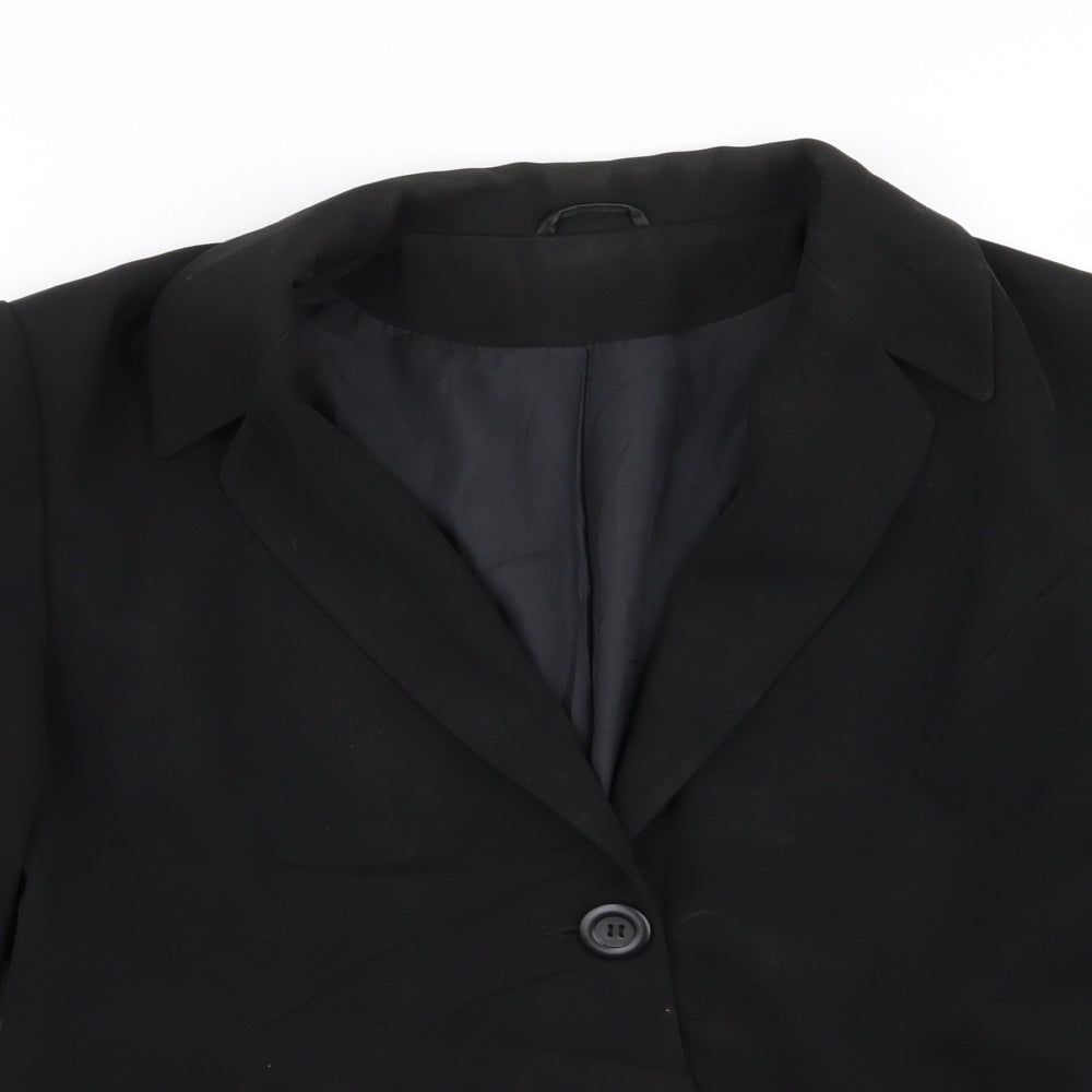 Dorothy Perkins Womens Black   Jacket Blazer Size 14
