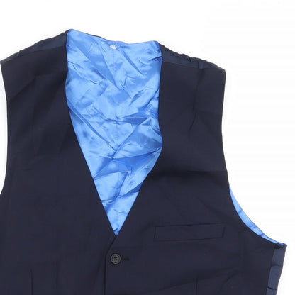 Mens UK Size 34 Preworn Regular Blue Suit Jacket