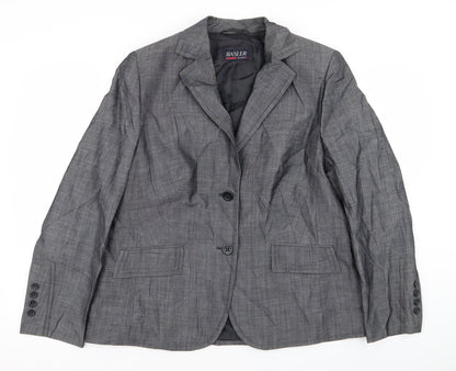 Basler Mens Grey   Jacket Blazer Size 44