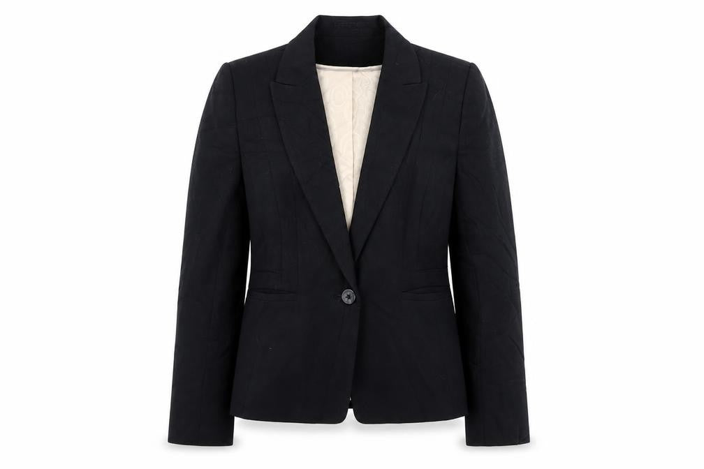 Womens UK Size 10 M&s Regular Black Blazer