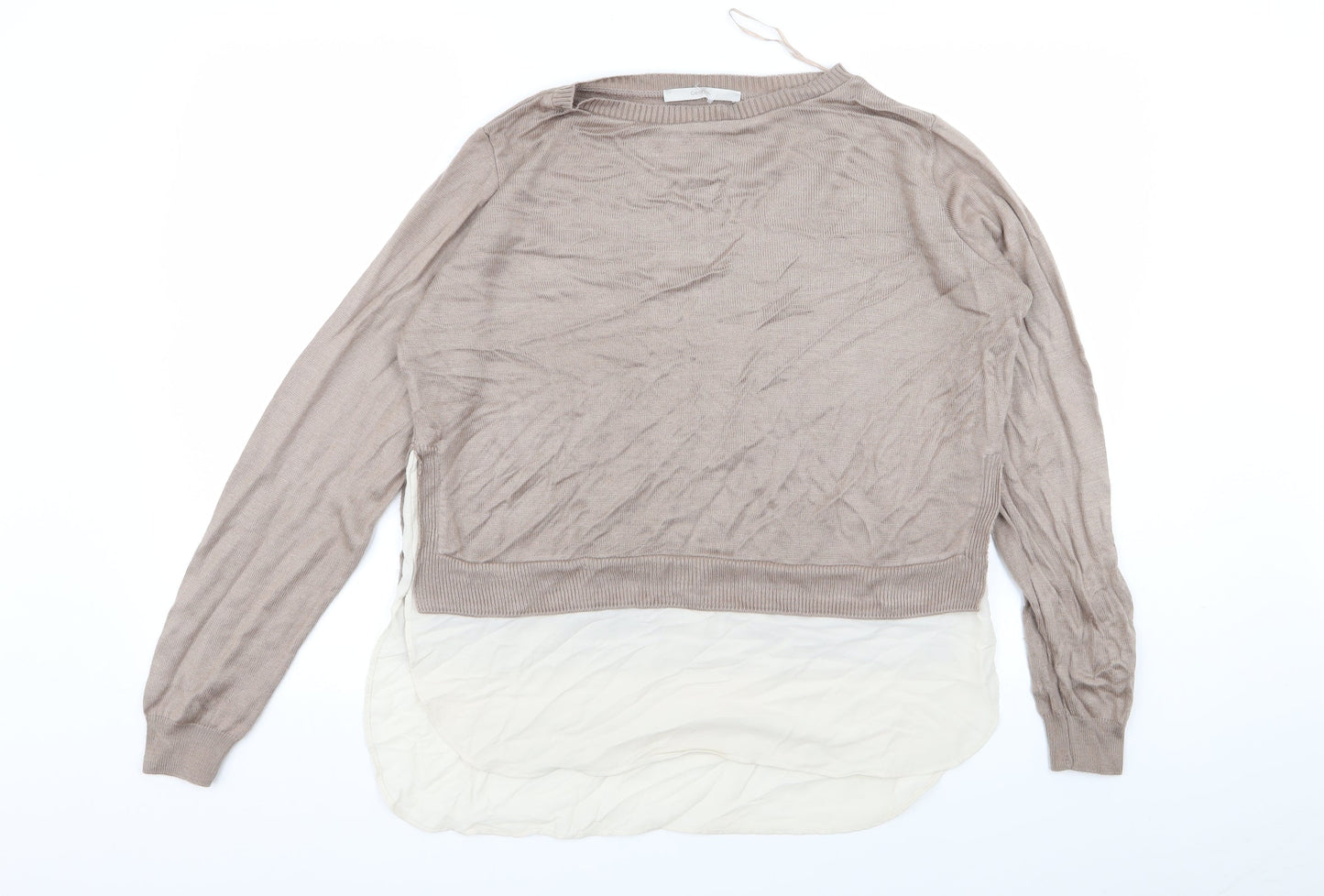 Asda George Womens Beige   Pullover Jumper Size 14