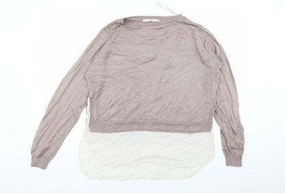Asda George Womens Beige   Pullover Jumper Size 14