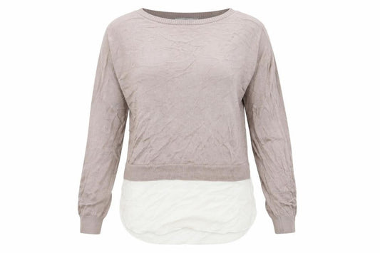 Womens UK Size 14 Asda George Beige Pullover Jumper