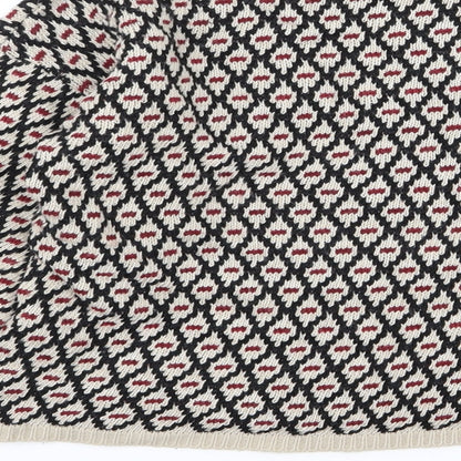 Q-10 Womens Multicoloured Geometric  Pullover Jumper Size M