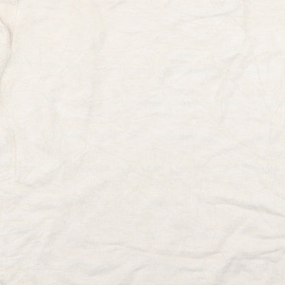 CC Womens Beige Striped  Basic T-Shirt Size XL