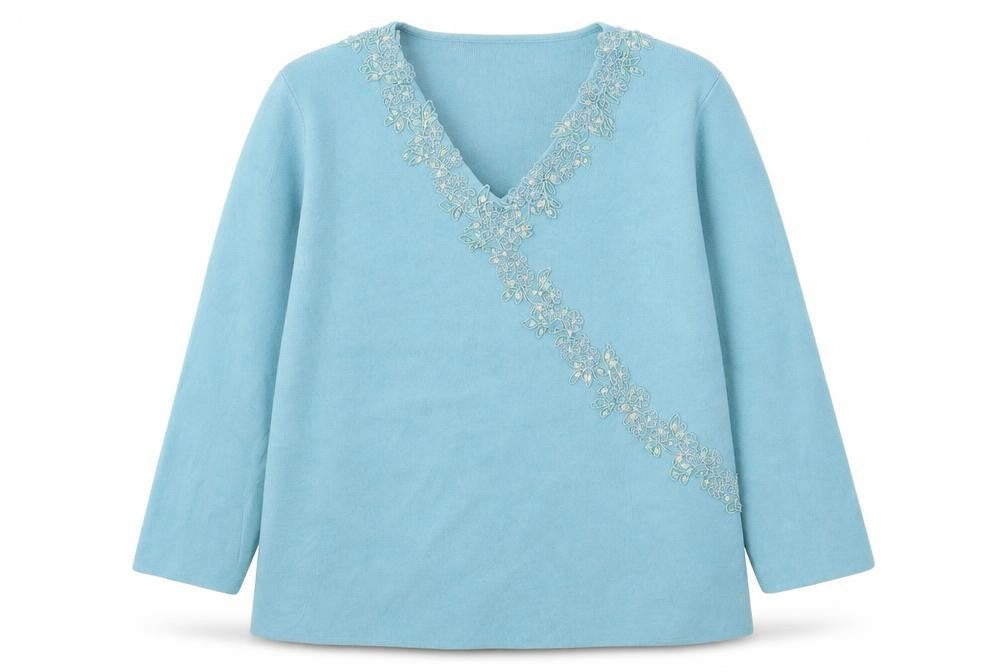 Womens UK Size M Avant Garde Blue Pullover Jumper