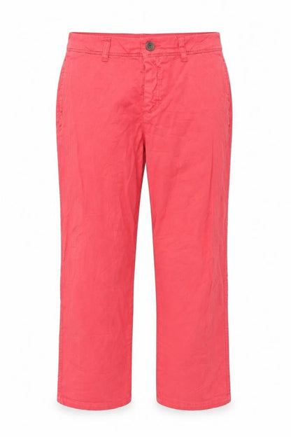 Womens UK Size 32 in Preworn Regular Fit Cropped Pink Trousers