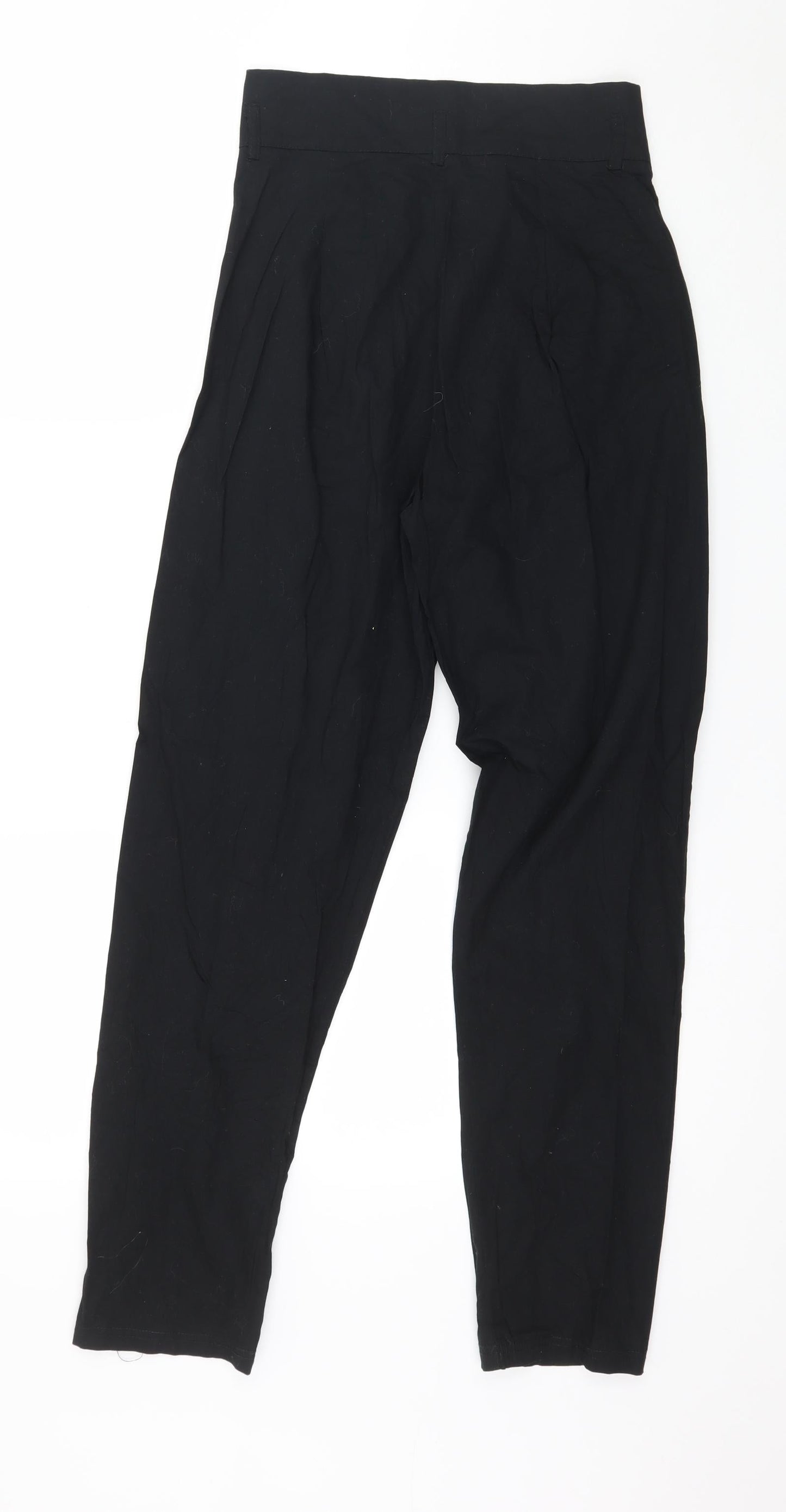 Womens UK Size XS FB Sister Regular Fit  Black Trousers