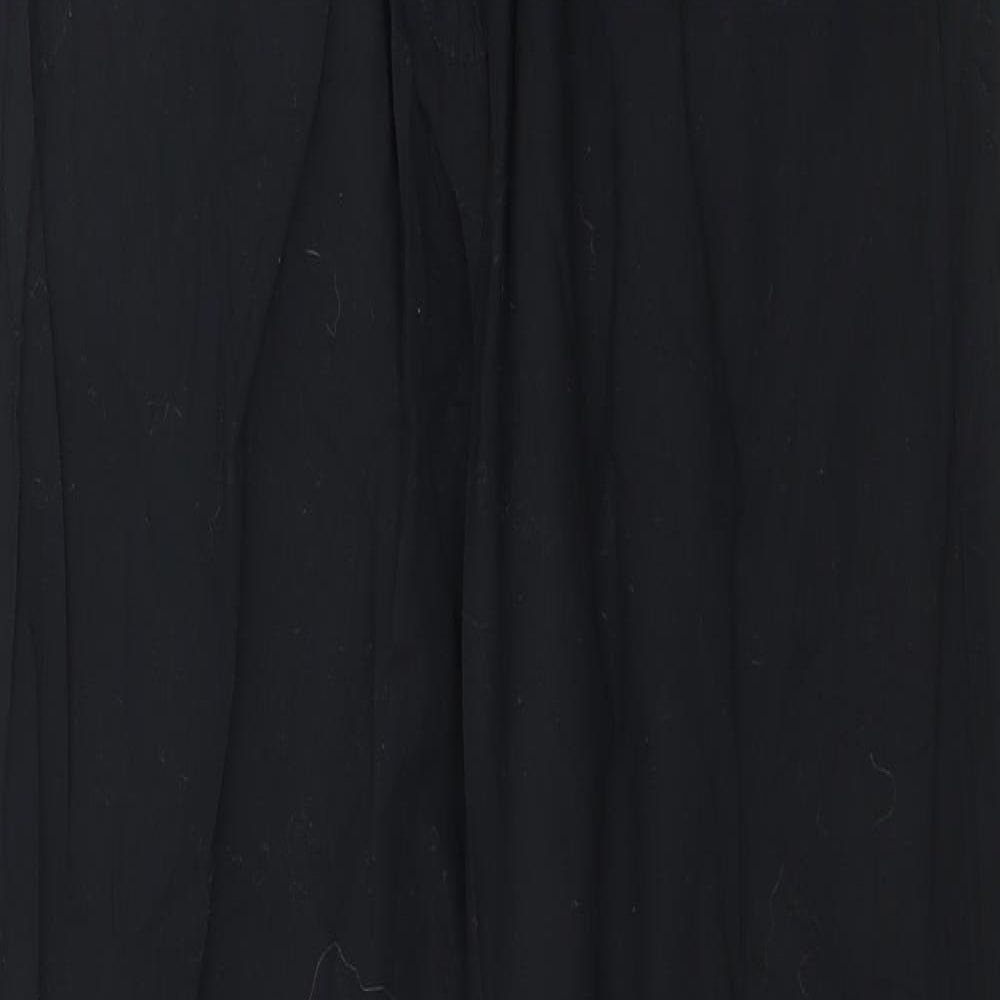 Womens UK Size XS FB Sister Regular Fit  Black Trousers