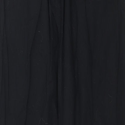 Womens UK Size XS FB Sister Regular Fit  Black Trousers
