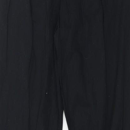 Womens UK Size XS FB Sister Regular Fit  Black Trousers