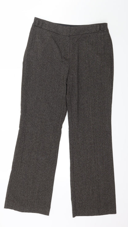 David Emmanuel Womens Brown   Trousers  Size 12 L20 in