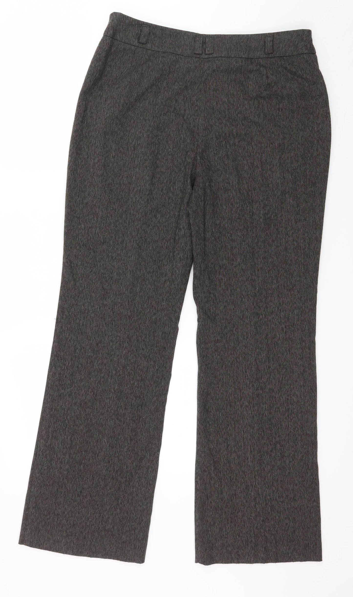 David Emmanuel Womens Brown   Trousers  Size 12 L20 in