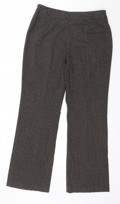David Emmanuel Womens Brown   Trousers  Size 12 L20 in