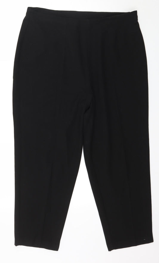 Berkertex Womens Black   Trousers  Size 18 L26 in