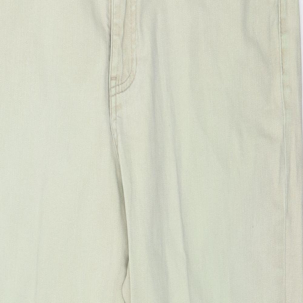 Womens UK Size 36 in Papaya Regular Fit Straight Green Jeans