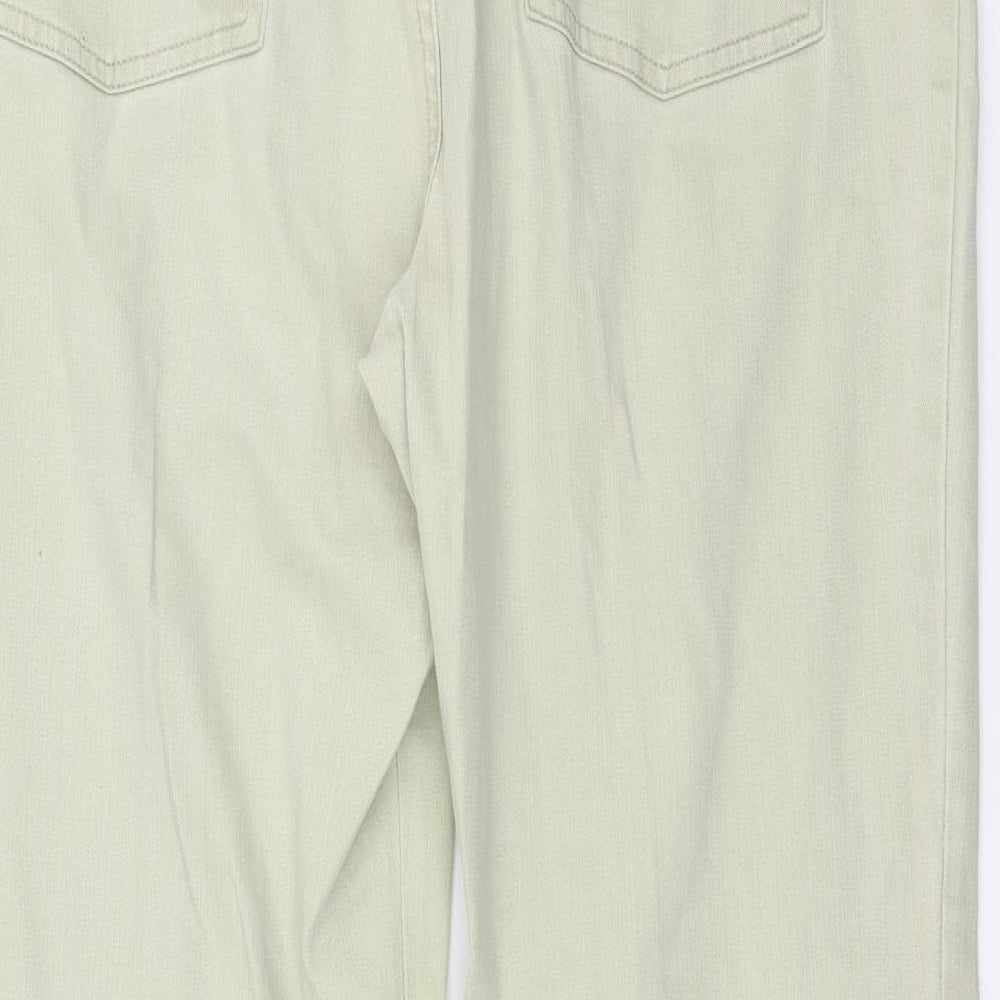 Womens UK Size 36 in Papaya Regular Fit Straight Green Jeans