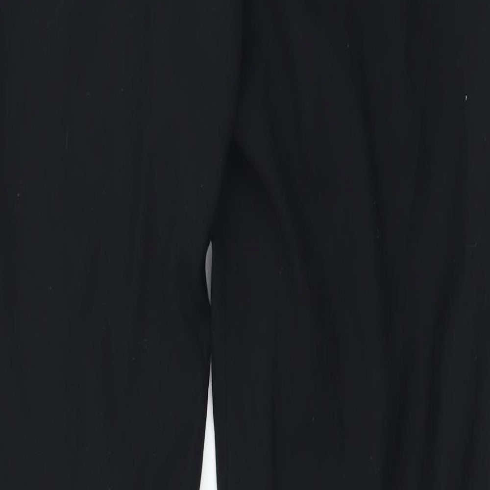 Mens UK Size 30 in Topman Regular Fit  Black Trousers