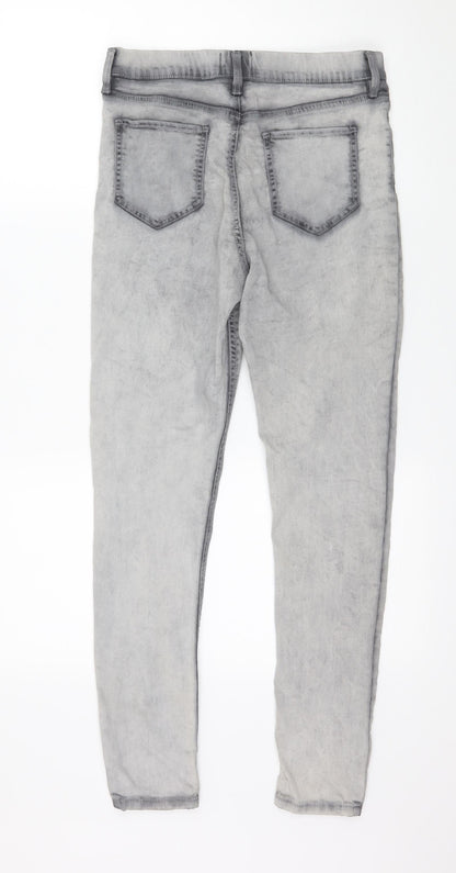 Womens UK Size 30 in Preworn Regular Fit Jegging Grey Jeans