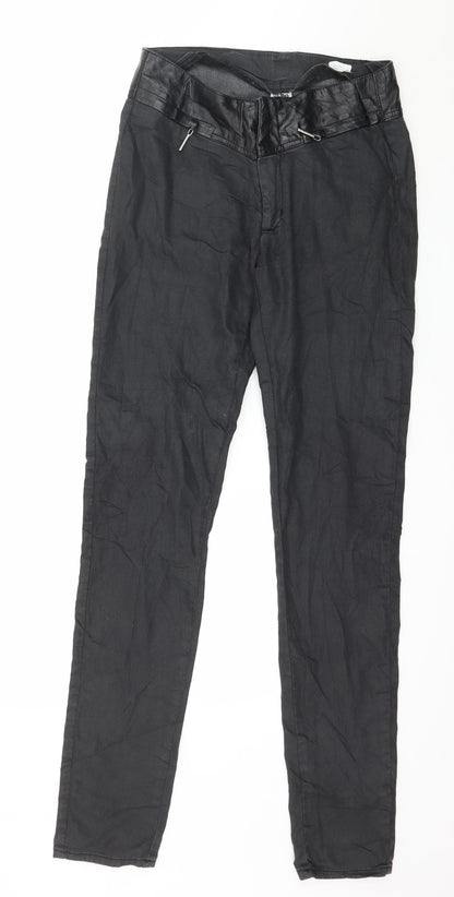 Womens UK Size 8 VERO MODA Regular Fit Skinny Black Jeans