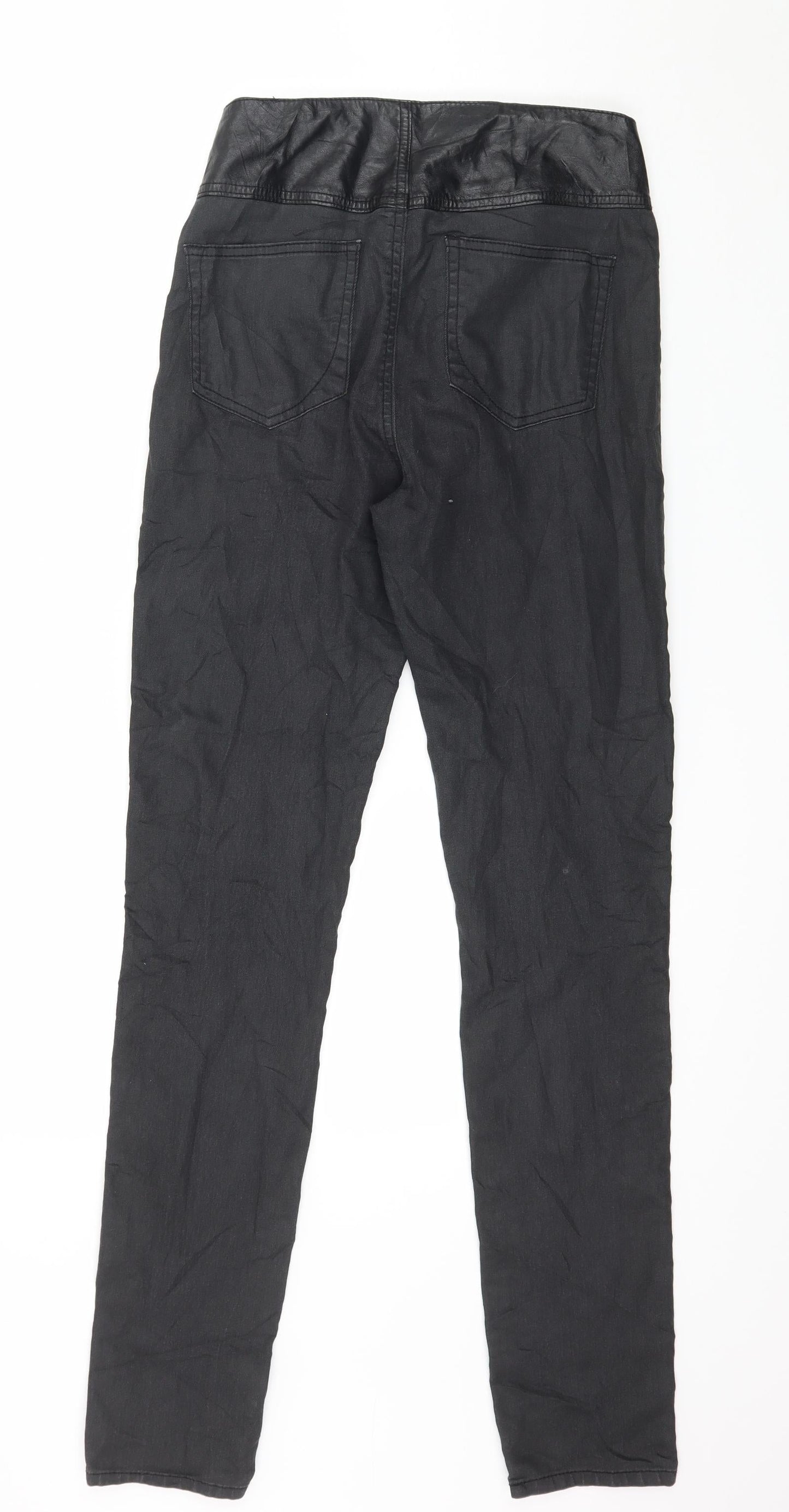 Womens UK Size 8 VERO MODA Regular Fit Skinny Black Jeans
