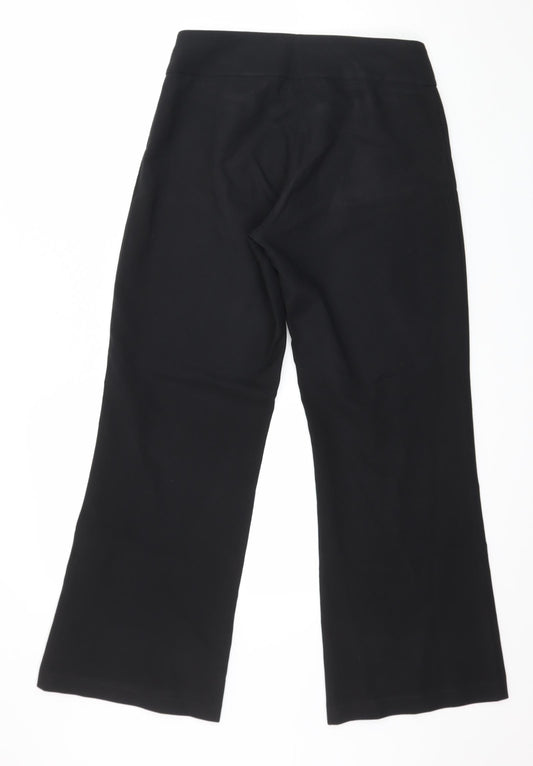 F&F Womens Black   Trousers  Size 10 L28 in