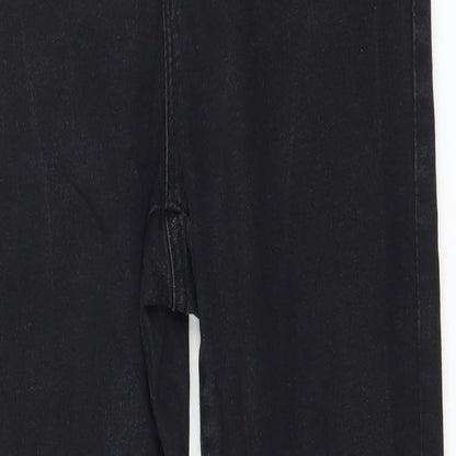 Denim & Co. Womens Black  Denim Skinny Jeans Size 12 L28 in