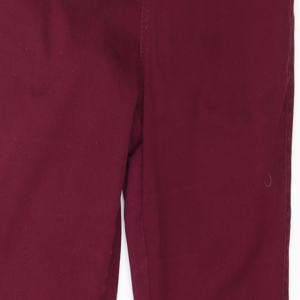 Denim & Co. Womens Purple  Denim Jegging Jeans Size 10 L28 in