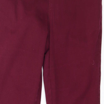 Denim & Co. Womens Purple  Denim Jegging Jeans Size 10 L28 in