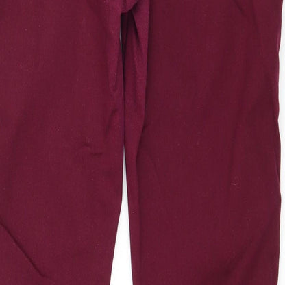 Denim & Co. Womens Purple  Denim Jegging Jeans Size 10 L28 in