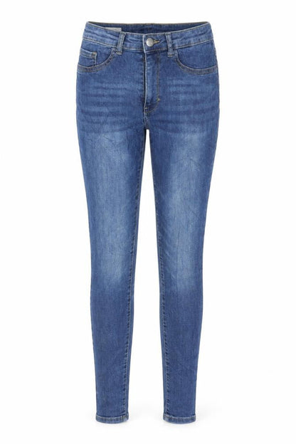 Womens UK Size 10 TALLY WEiJL Regular Fit Skinny Blue Jeans