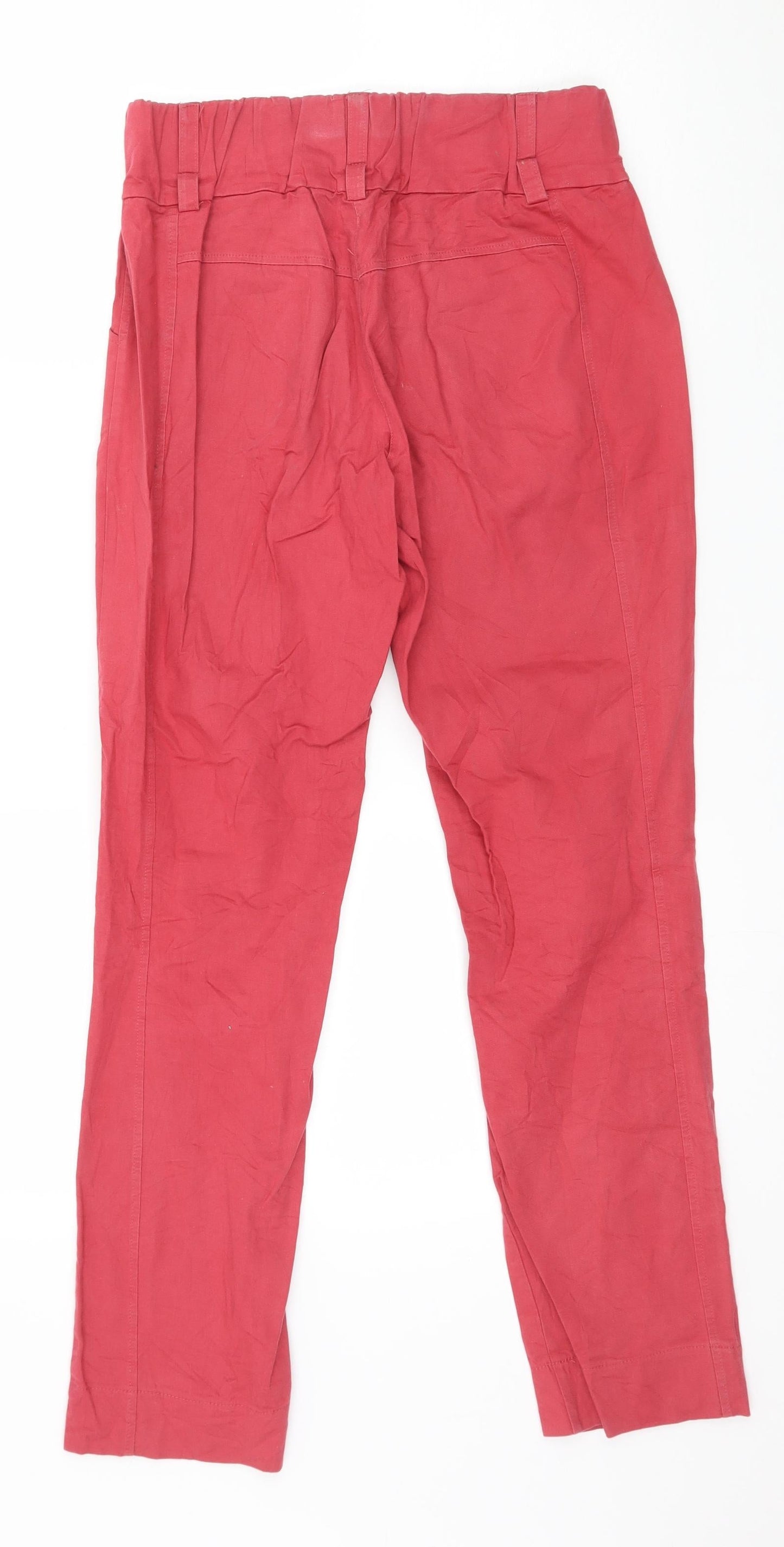 Malgrau Womens Pink   Trousers  Size S L27 in