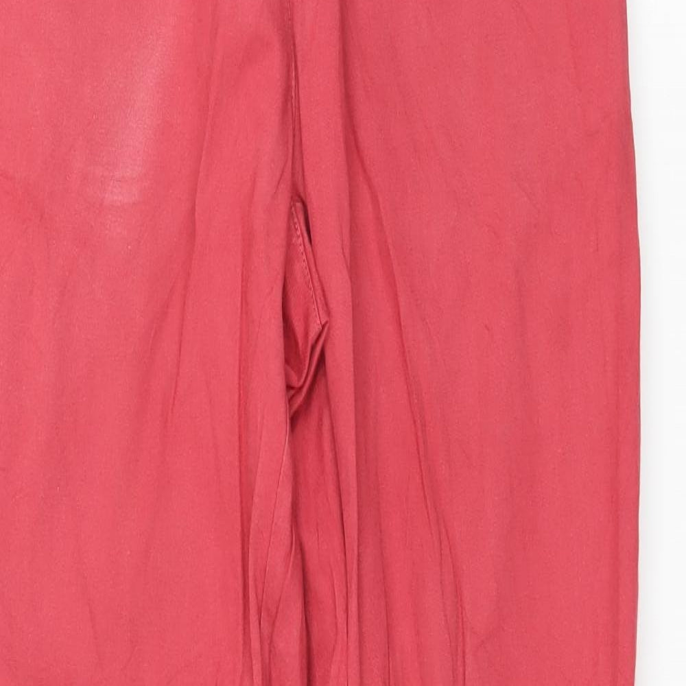 Malgrau Womens Pink   Trousers  Size S L27 in