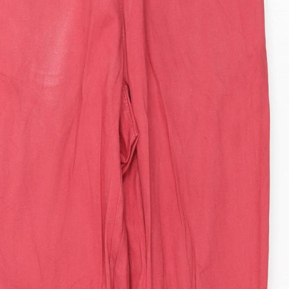 Malgrau Womens Pink   Trousers  Size S L27 in