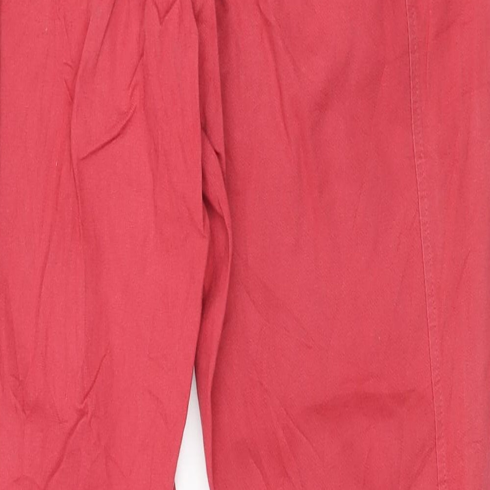Malgrau Womens Pink   Trousers  Size S L27 in