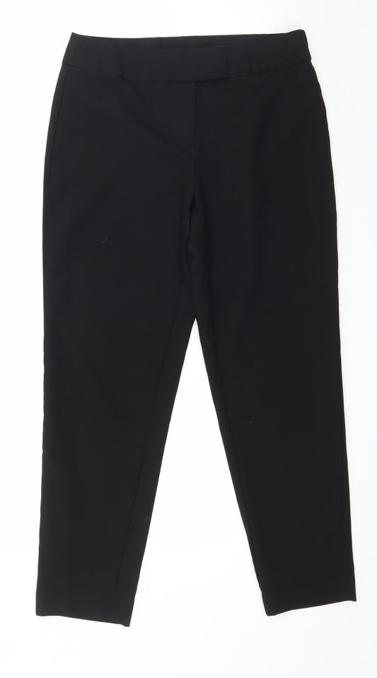 Womens UK Size 30 in Preworn Regular Fit  Black Trousers