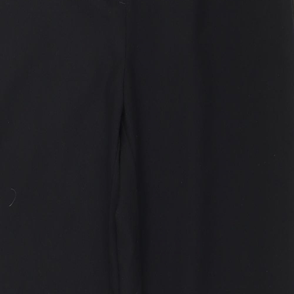 Womens UK Size 30 in Preworn Regular Fit  Black Trousers